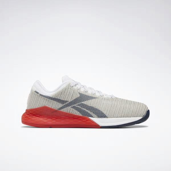 Reebok Nano 9 Training Shoes For Women Colour:White/Red/Navy